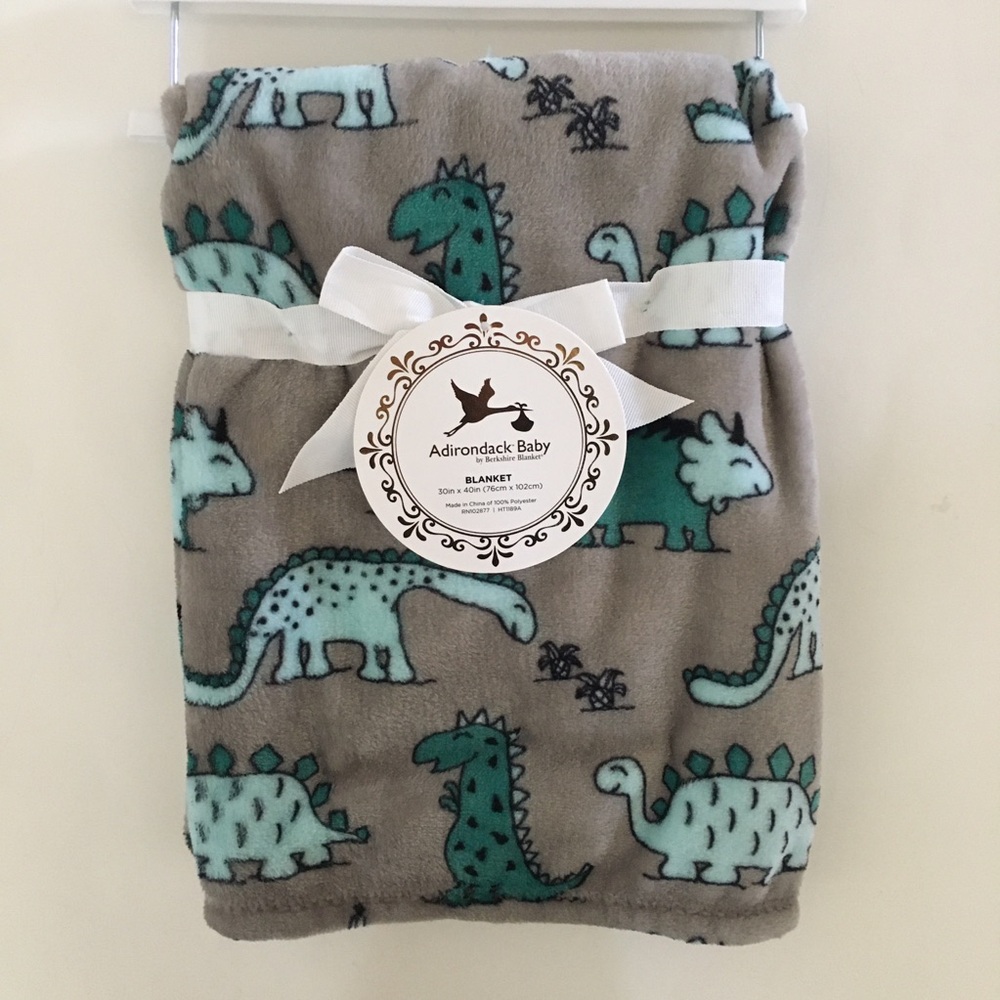 NEW My Cozy Baby Blanket Dinosaur Theme 30” x 40” Lightweight | Adirondack Baby